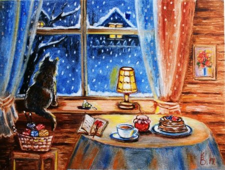 Виктория Кирдий художник зима