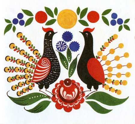 Русские росписи Городецкая