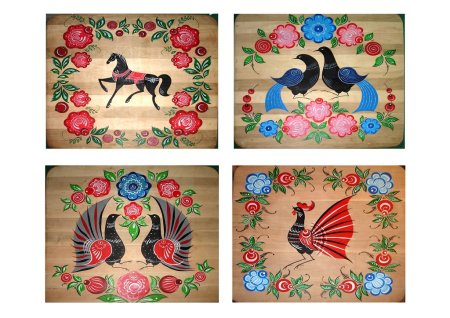 Городецкая роспись в Витейка