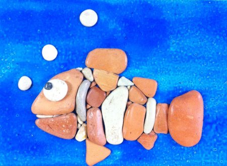 Фигурки из камешков для окружающего мира