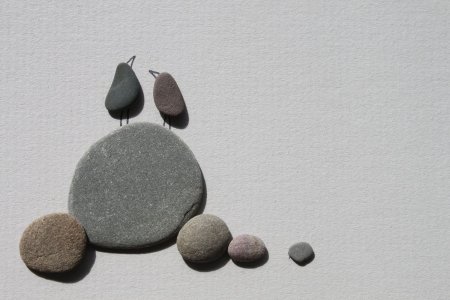 Фигурки из камней для детей