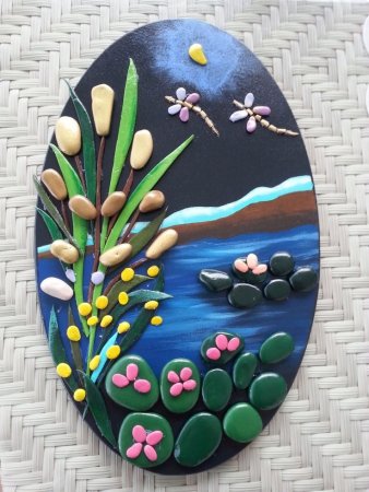 Композиция из камешков