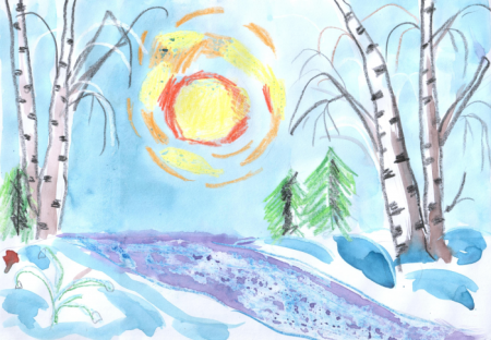 Конкурс детских рисунков Весенняя капель