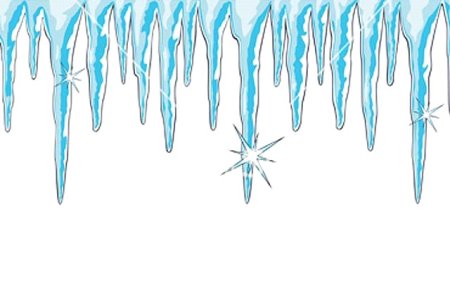 Прозрачные сосульки