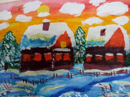 Рисунок моя Сибирь