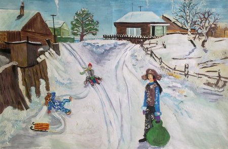 Рисование на тему Байкал