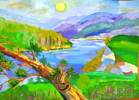 Рисунок Ханты манси ХМАО