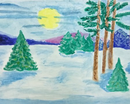 Рисунки на тему Лесные жители