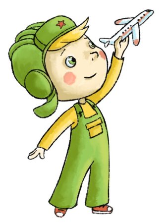 Мультяшный военный