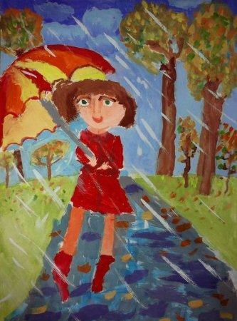 Рисование с детьми осень