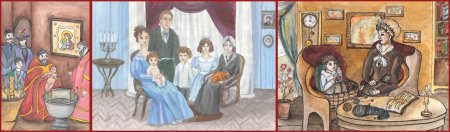 Детство Пушкина иллюстрации