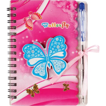 Блокнот с ручкой для девочек