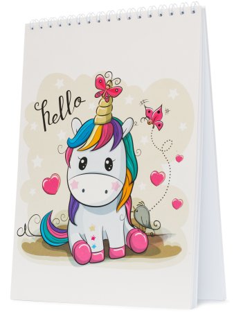 Блокнот с единорогом
