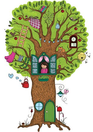 Чудо дерево иллюстрации