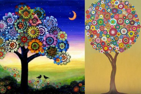 Сказочное дерево рисование