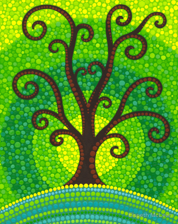 Элспет Маклин картины дерево