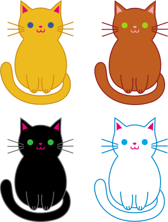 Кошка рисунок для детей