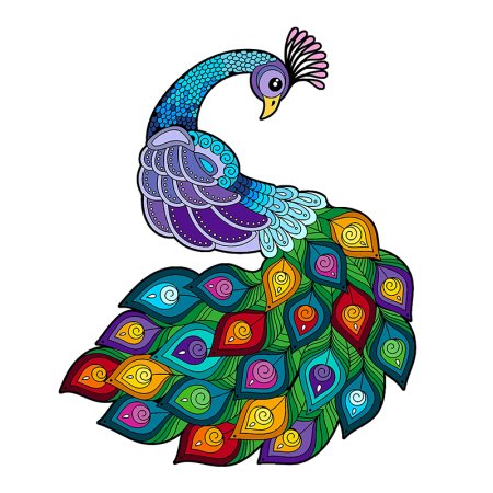 Рисование Сказочная птица