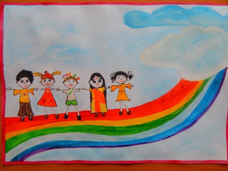 Рисование Дружба народов