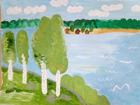 Рисование родной край