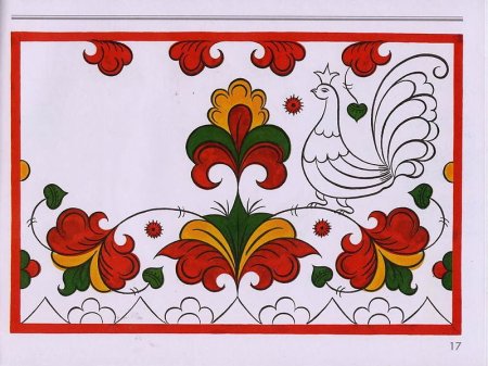 Узоры Северной Двины пермогорская роспись