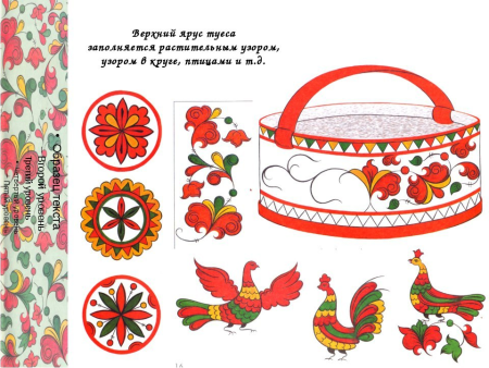 Узоры Северной Двины пермогорская роспись по дереву