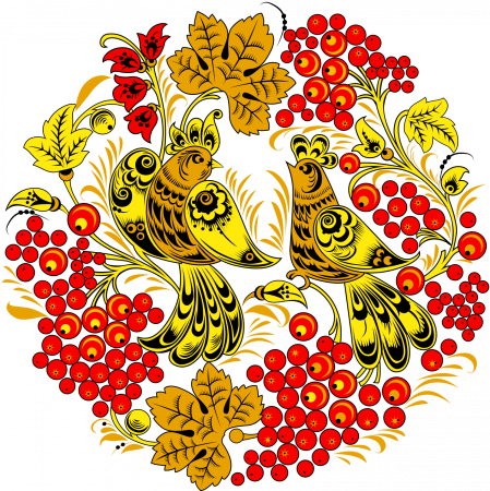 Роспись Хохломская русская народная
