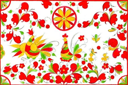 Хохлома Борецкая роспись