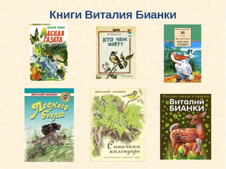 Самые известные сказки и рассказы Виталия Бианки