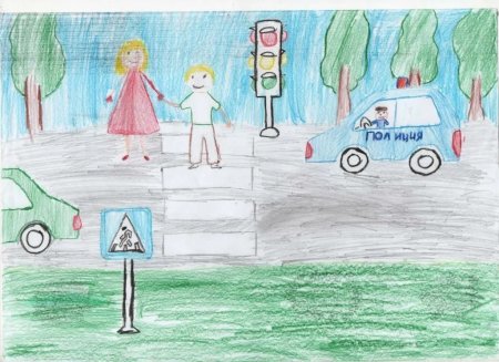 Конкурс рисунков безопасная дорога