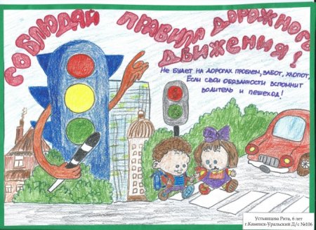 Название рисунка ПДД