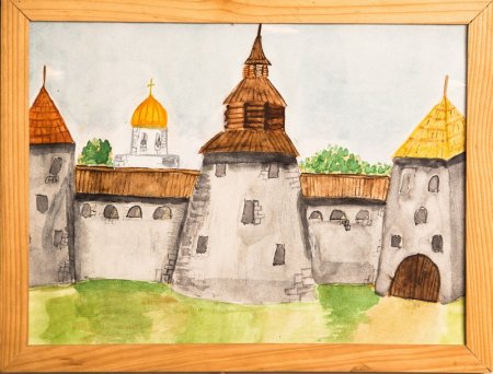 Старинный город рисунки детей