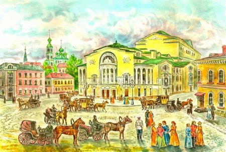Картины в театре имени Волкова Ярославль