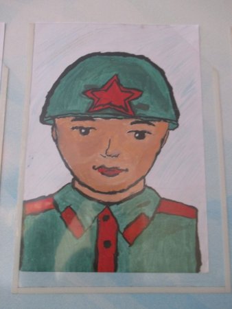Детские портреты военных