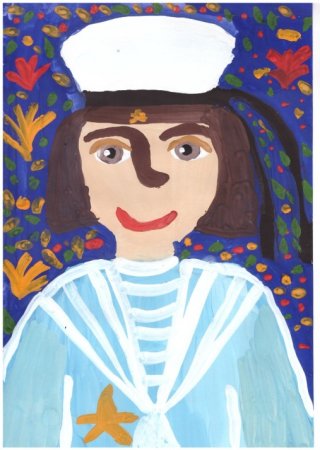 Портрет военного подготовительная группа