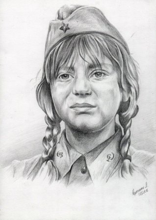 Рисование образа русской красавицы