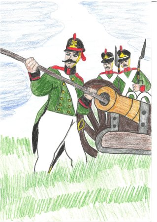 Война 1812 года Бородинское сражение рисунок