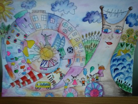 Рисунки мирные города детские