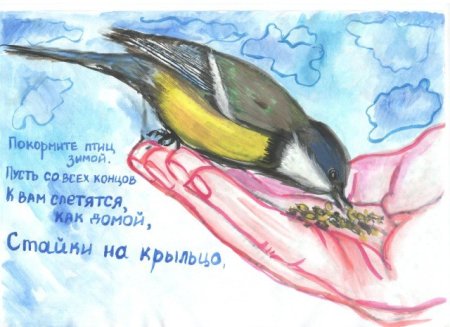 Птицы наши друзья рисунки 2 класс