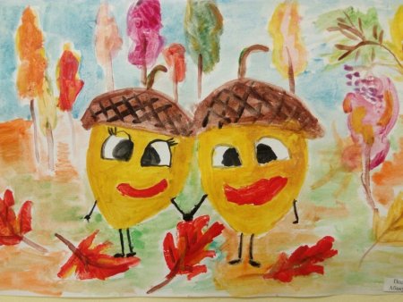 Конкурс рисунков Здравствуй осень