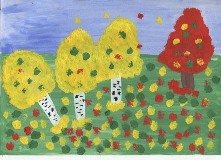 Рисование Здравствуй осень