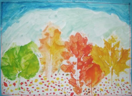 Рисунок Здравствуй осень