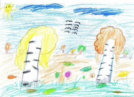 Рисование на тему Здравствуй осень