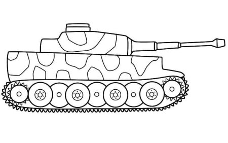 Раскраска танк т 26