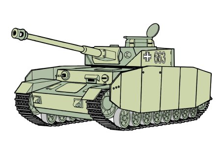 Танк рисунок