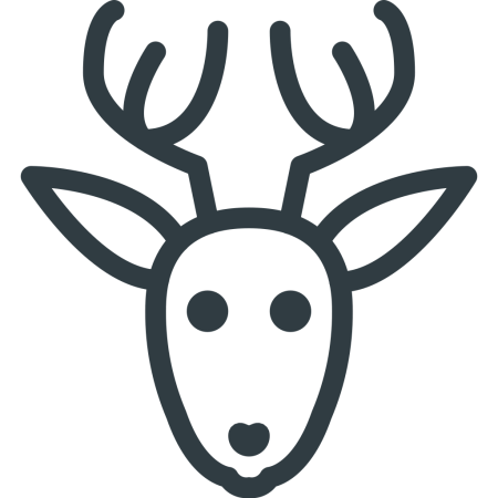 Олень значок