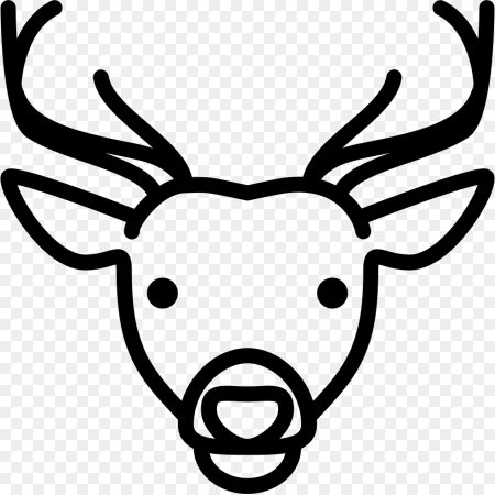 Олень значок