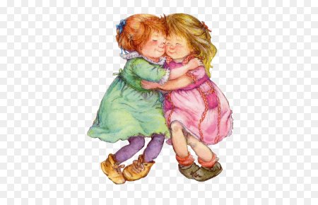 Девочки двойняшки вектор