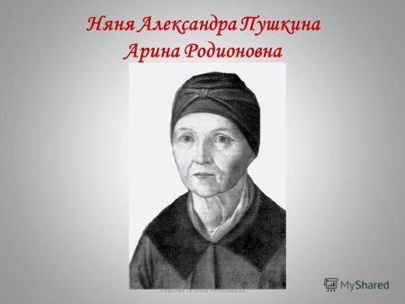 Арина Родионовна няня Пушкина рисунок