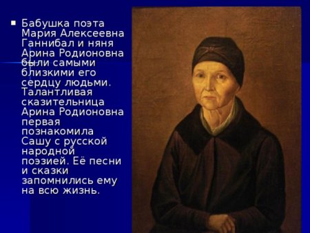 Арина Родионовна рисунок Пушкина